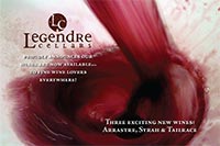 Legendre Cellars postcard 1.