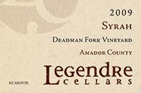 Legendre Syrah Label